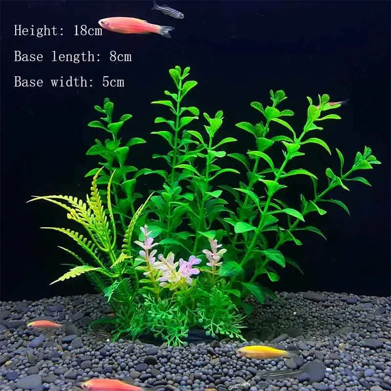 Künstliche Unterwasser-Kunststoffpflanzen für Aquarien, künstlicher Strauch, grünes Wassergras, Simulationsdekoration