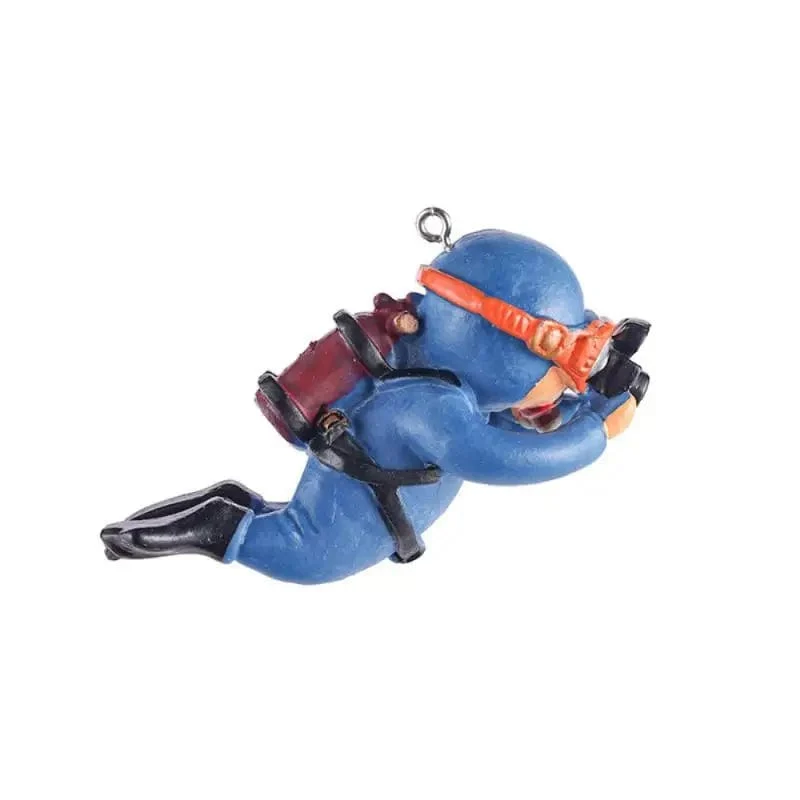 Niedlicher leuchtender Mini-Taucher, simulierter schwimmender Froschmann, Miniatur-Kawaii-Figuren, Aquarium-Ornamente, Figuren, Aquarium-Dekoration