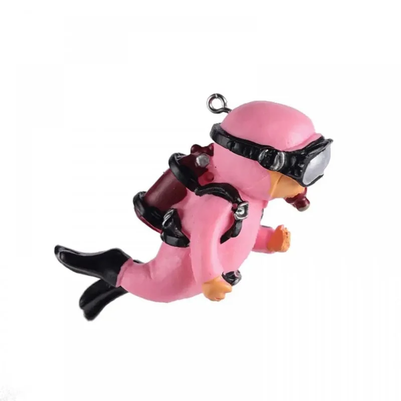 Niedlicher leuchtender Mini-Taucher, simulierter schwimmender Froschmann, Miniatur-Kawaii-Figuren, Aquarium-Ornamente, Figuren, Aquarium-Dekoration