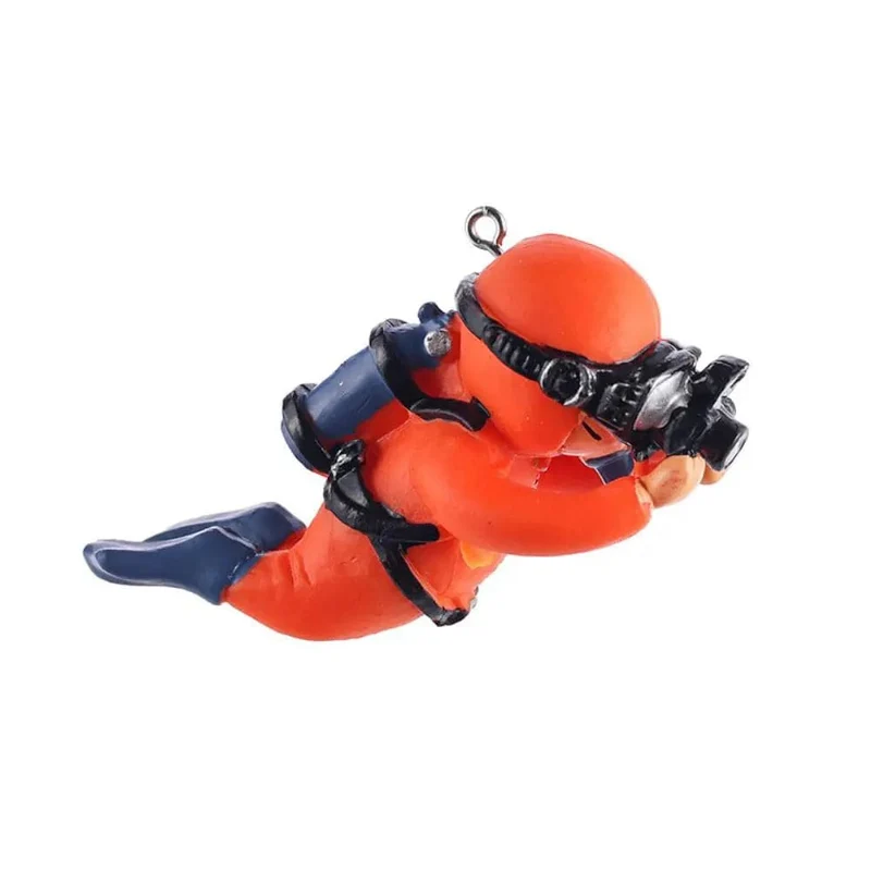 Niedlicher leuchtender Mini-Taucher, simulierter schwimmender Froschmann, Miniatur-Kawaii-Figuren, Aquarium-Ornamente, Figuren, Aquarium-Dekoration