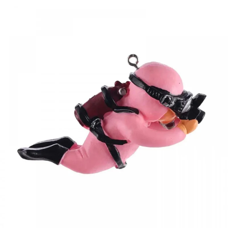 Niedlicher leuchtender Mini-Taucher, simulierter schwimmender Froschmann, Miniatur-Kawaii-Figuren, Aquarium-Ornamente, Figuren, Aquarium-Dekoration