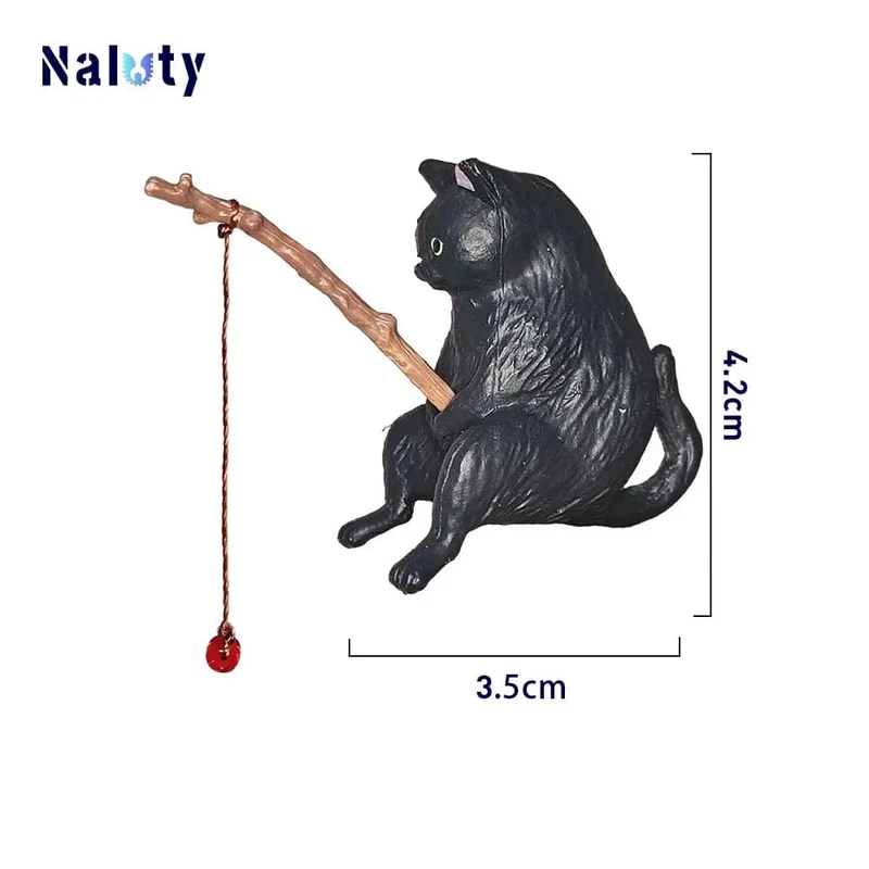 Kreative Aquarium Dekoration 8 Stil Kleine Angeln Katze Aquarium Zubehör Landschaftsbau Ornament Aquarium Zubehör Diy