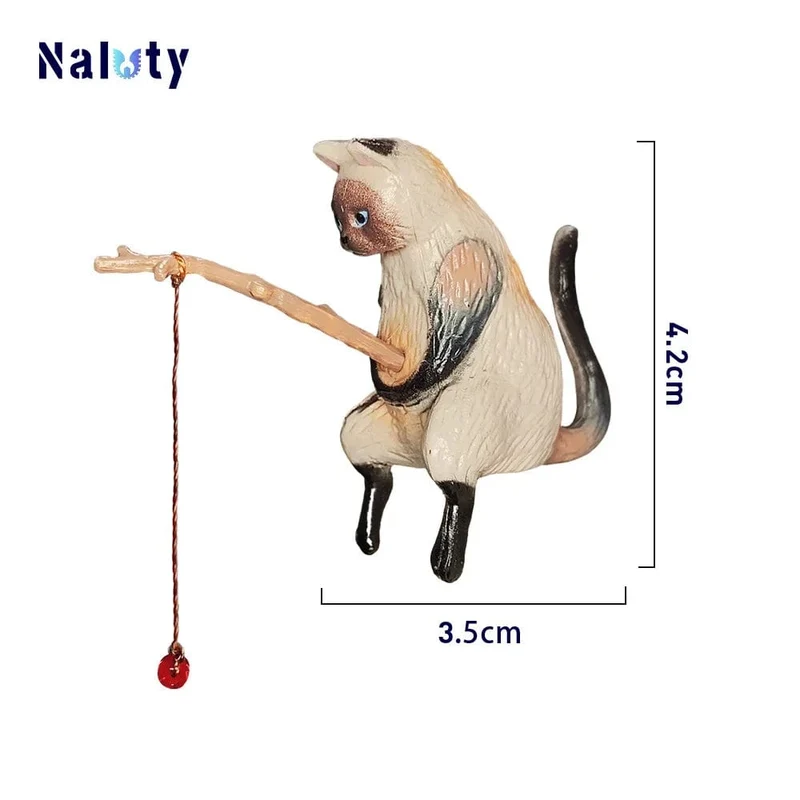 Kreative Aquarium Dekoration 8 Stil Kleine Angeln Katze Aquarium Zubehör Landschaftsbau Ornament Aquarium Zubehör Diy