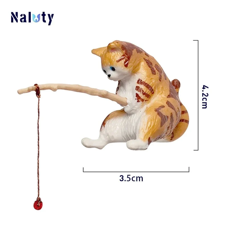 Kreative Aquarium Dekoration 8 Stil Kleine Angeln Katze Aquarium Zubehör Landschaftsbau Ornament Aquarium Zubehör Diy