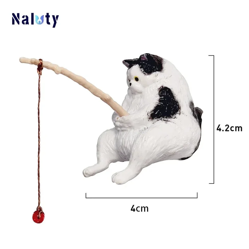 Kreative Aquarium Dekoration 8 Stil Kleine Angeln Katze Aquarium Zubehör Landschaftsbau Ornament Aquarium Zubehör Diy