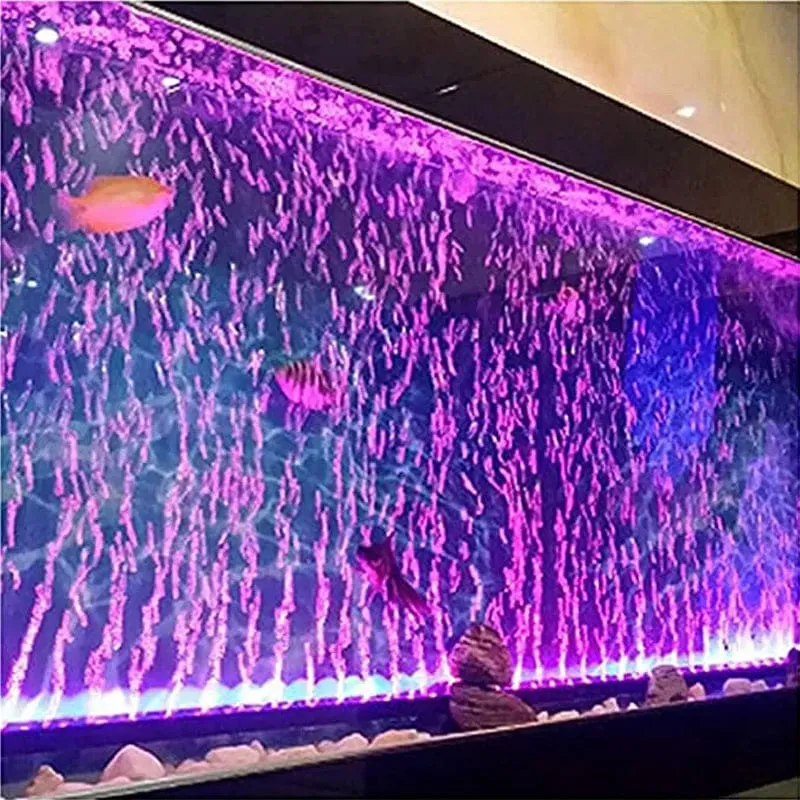 LED-Luftblasen-Licht-Aquarium-Lampe, Unterwasser-Tauch-Aquarium-Licht, Farbwechsel, wodurch Sauerstoff für das Aquarium entsteht