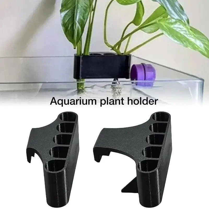 Hängender Aquarium-Pflanzenhalter, Wasserpflanzentopf mit Loch, Aquarium-Pflanzbecher für auftauchende Pflanzen, Aquascape-Dekorationen