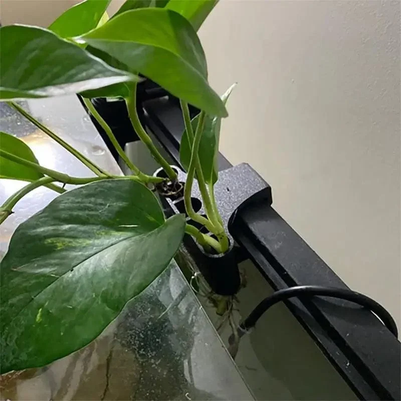 Hängender Aquarium-Pflanzenhalter, Wasserpflanzentopf mit Loch, Aquarium-Pflanzbecher für auftauchende Pflanzen, Aquascape-Dekorationen