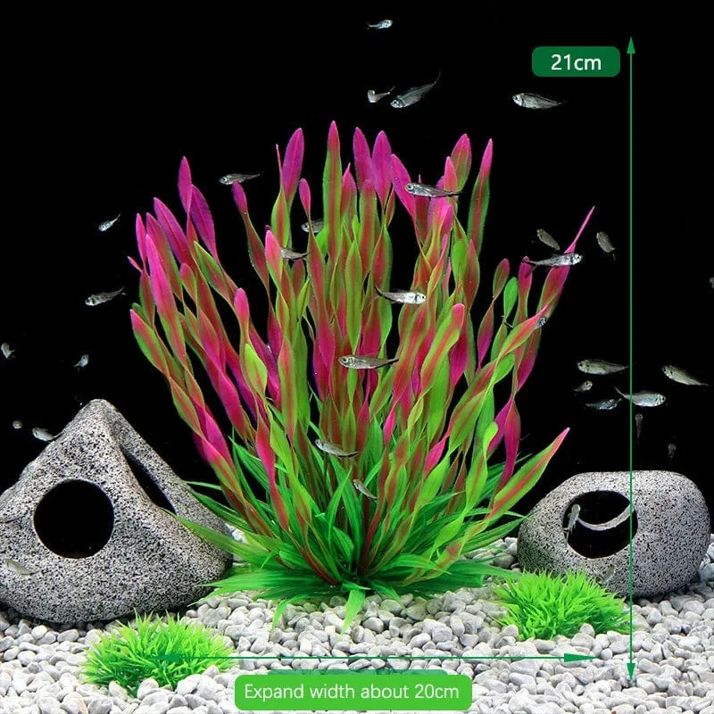 Fluoreszierendes Aquarium-Dekor, Aquarium-Landschaftsbau, Korallensimulation, Korallenornamente, kleine Unterwasserwelt-Landschaftsdekoration