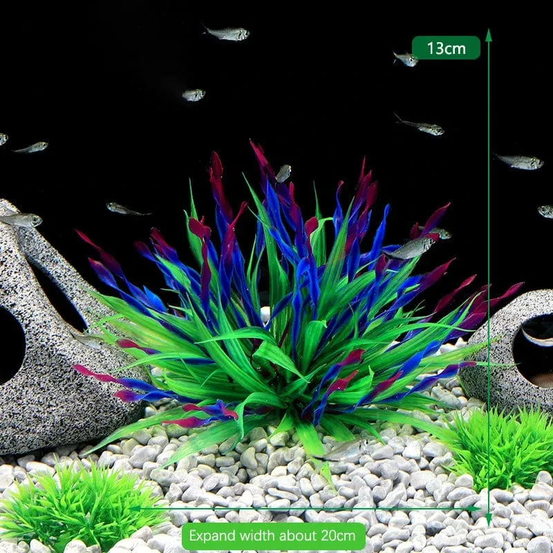 Fluoreszierendes Aquarium-Dekor, Aquarium-Landschaftsbau, Korallensimulation, Korallenornamente, kleine Unterwasserwelt-Landschaftsdekoration