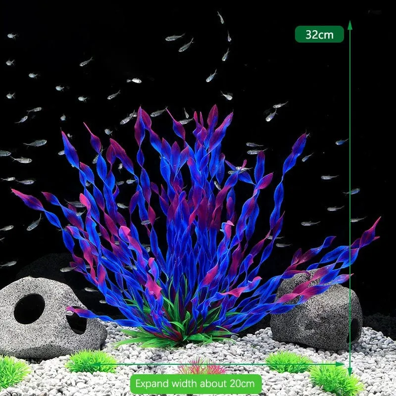 Fluoreszierendes Aquarium-Dekor, Aquarium-Landschaftsbau, Korallensimulation, Korallenornamente, kleine Unterwasserwelt-Landschaftsdekoration