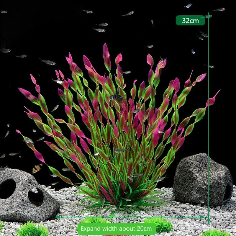 Fluoreszierendes Aquarium-Dekor, Aquarium-Landschaftsbau, Korallensimulation, Korallenornamente, kleine Unterwasserwelt-Landschaftsdekoration