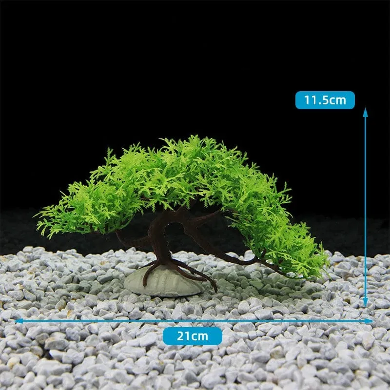 Fluoreszierendes Aquarium-Dekor, Aquarium-Landschaftsbau, Korallensimulation, Korallenornamente, kleine Unterwasserwelt-Landschaftsdekoration