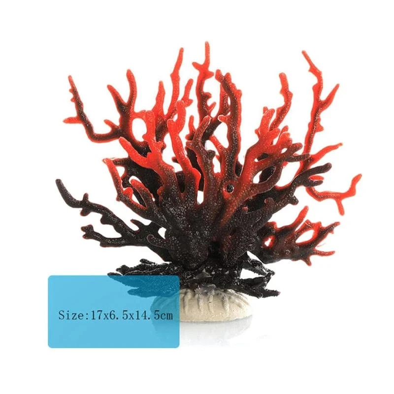 Fluoreszierendes Aquarium-Dekor, Aquarium-Landschaftsbau, Korallensimulation, Korallenornamente, kleine Unterwasserwelt-Landschaftsdekoration