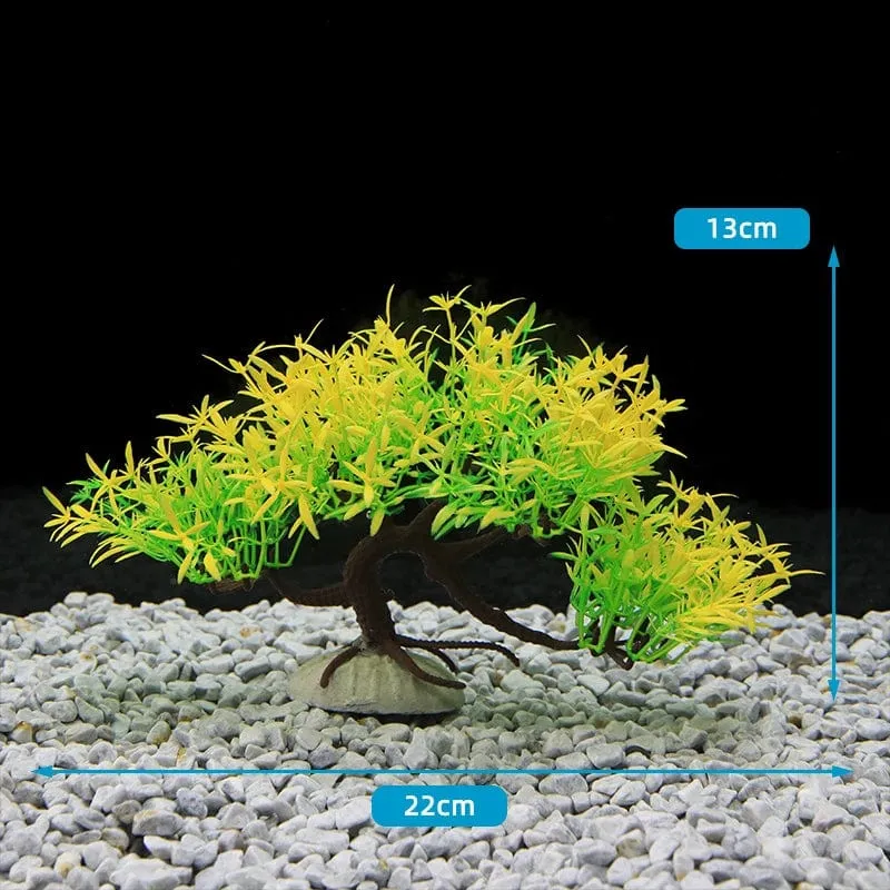 Fluoreszierendes Aquarium-Dekor, Aquarium-Landschaftsbau, Korallensimulation, Korallenornamente, kleine Unterwasserwelt-Landschaftsdekoration