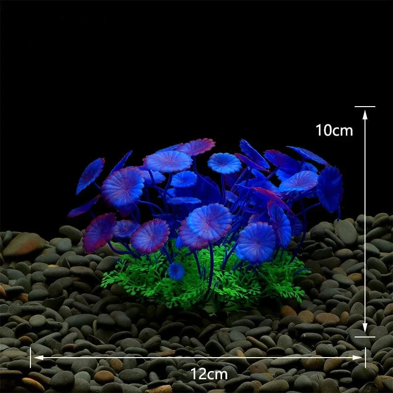 Fluoreszierendes Aquarium-Dekor, Aquarium-Landschaftsbau, Korallensimulation, Korallenornamente, kleine Unterwasserwelt-Landschaftsdekoration