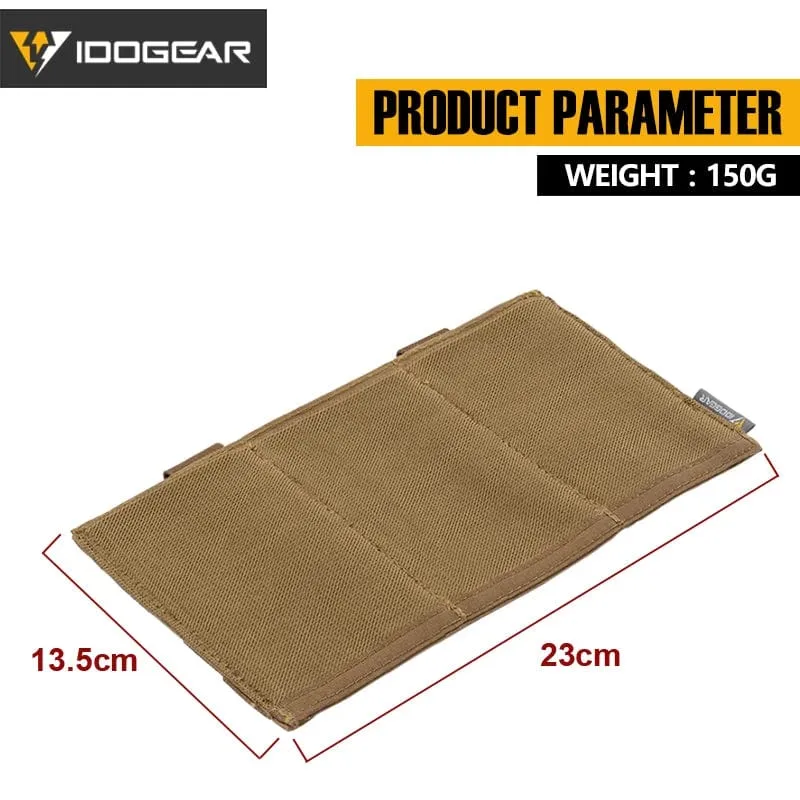IDOGEAR 5.56 Magazintasche Taktische Fast Draw MOLLE Mag Pouch Carrier Dreifach offene Oberseite 3555