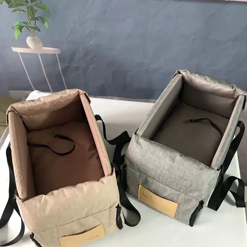 Haustier Hund Auto Sitz Bett Auto Zentrale Sitz Katze Hund Reise Tragbare Träger für Sicherheit Tasche Hund Haustier Zubehör 펫 여행 고양이 개 좌석 침대 운송