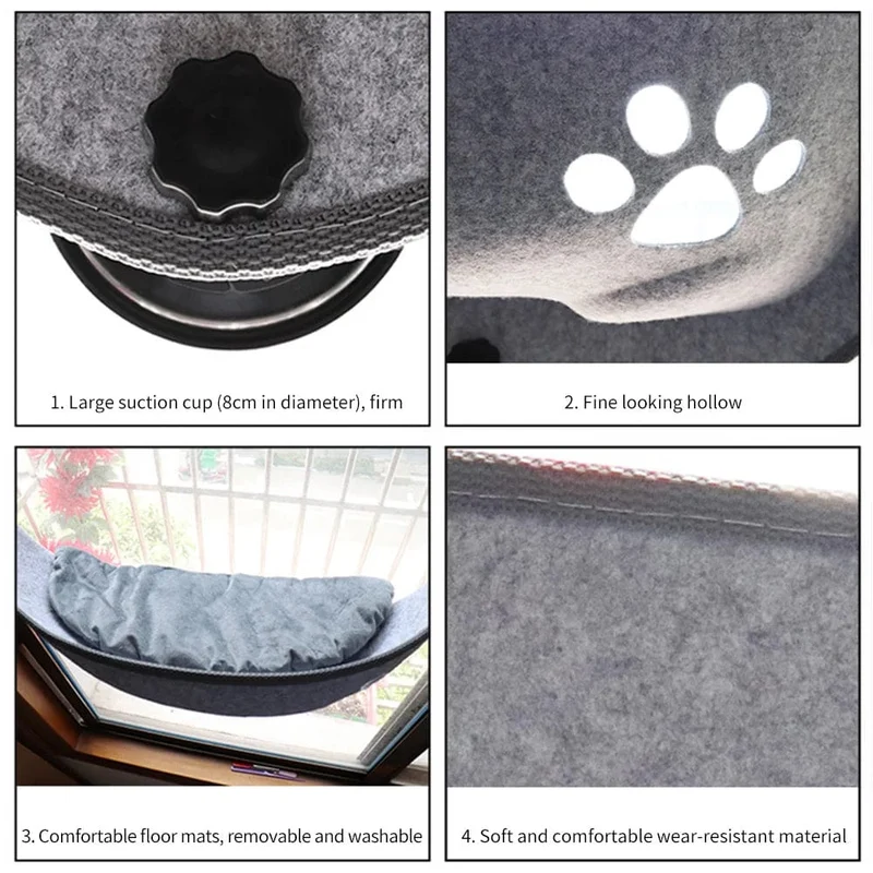 Katzen-Fensterhängematte mit starken Saugnäpfen, hängendes Schlafbett für Haustiere, Aufbewahrung für warme Frettchenkäfige, Katzenregal, Sitzbetten