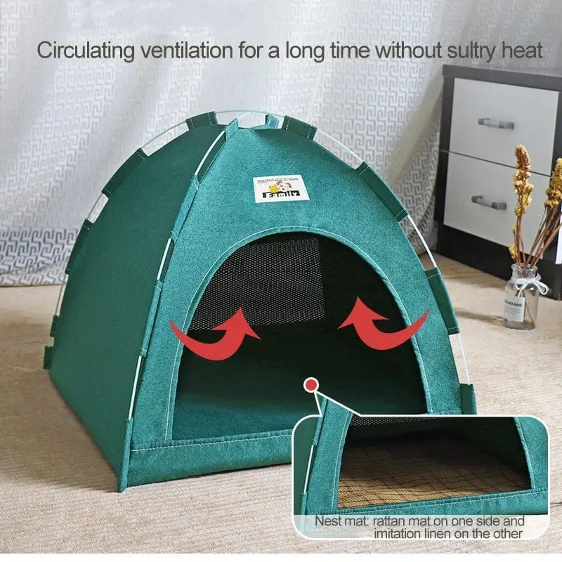 PUPCA Haustier-Katzenzelt, Höhlenhütte, Katzenschlafhaus für Kätzchen, Welpen, Laufstall, Käfig, Korb, Katzennesk, Zwinger, kleines Hundehaus, Bett, Chihuahua