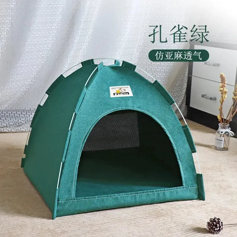 PUPCA Haustier-Katzenzelt, Höhlenhütte, Katzenschlafhaus für Kätzchen, Welpen, Laufstall, Käfig, Korb, Katzennesk, Zwinger, kleines Hundehaus, Bett, Chihuahua