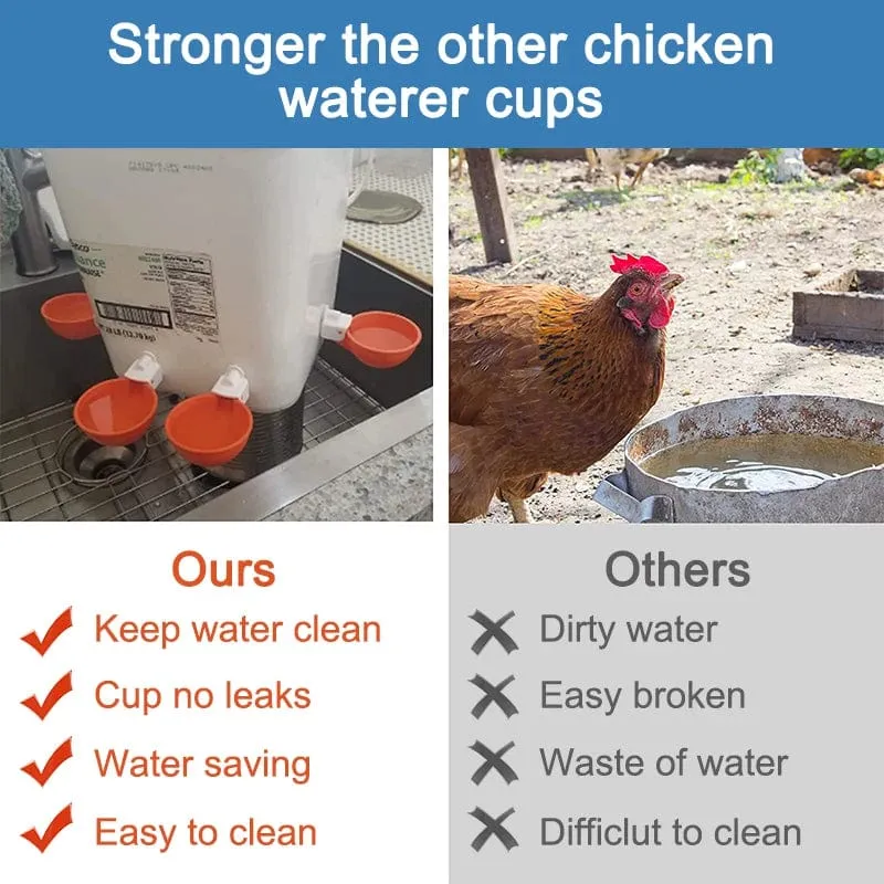 5/10PCS Automatische Huhn Wasser Feeder Trinkbecher Geflügel Kit für Küken Ente Gans Türkei Wachtel Fütterung & bewässerung Supplie