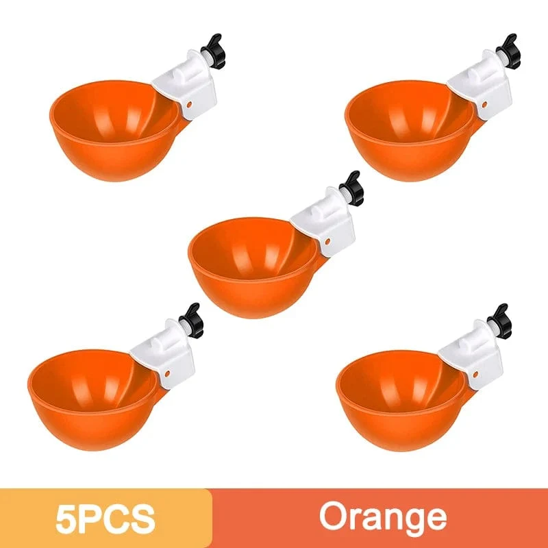 5/10PCS Automatische Huhn Wasser Feeder Trinkbecher Geflügel Kit für Küken Ente Gans Türkei Wachtel Fütterung & bewässerung Supplie