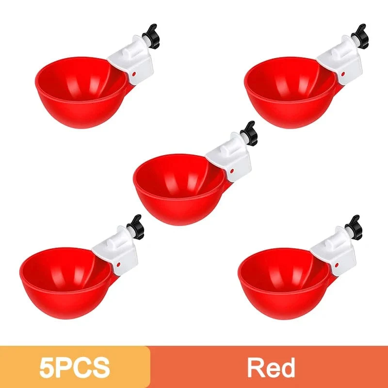 5/10PCS Automatische Huhn Wasser Feeder Trinkbecher Geflügel Kit für Küken Ente Gans Türkei Wachtel Fütterung & bewässerung Supplie