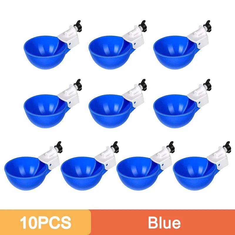 5/10PCS Automatische Huhn Wasser Feeder Trinkbecher Geflügel Kit für Küken Ente Gans Türkei Wachtel Fütterung & bewässerung Supplie