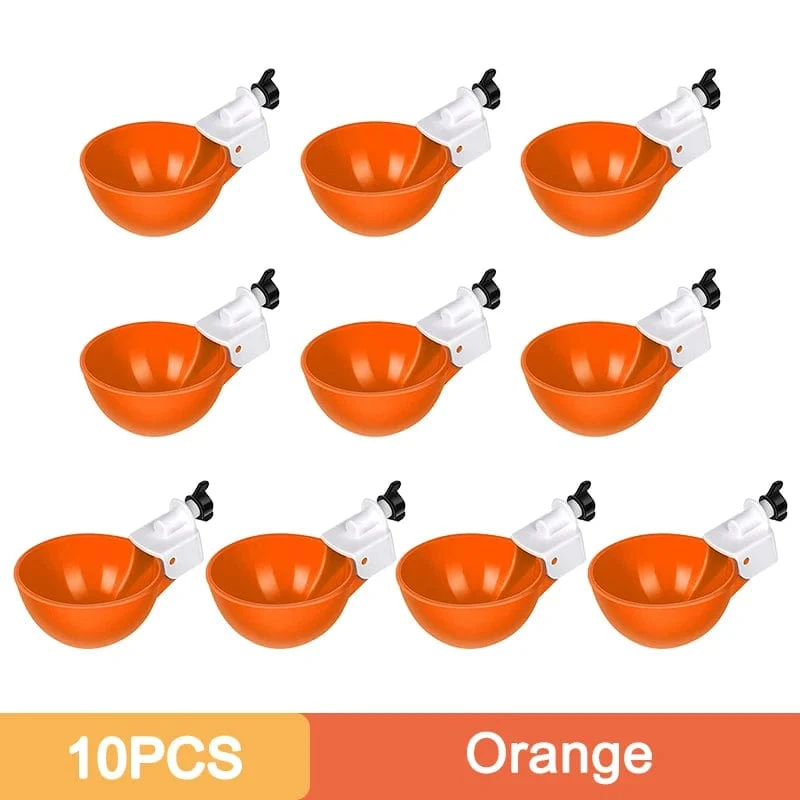 5/10PCS Automatische Huhn Wasser Feeder Trinkbecher Geflügel Kit für Küken Ente Gans Türkei Wachtel Fütterung & bewässerung Supplie