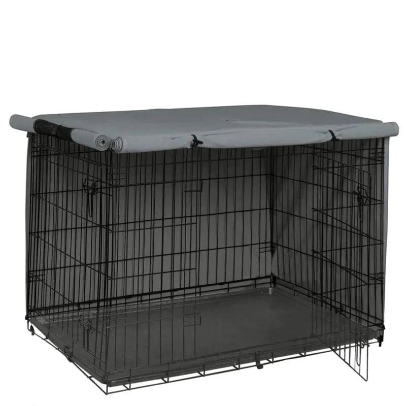 Outdoor Universal Hund Draht Kiste Abdeckung Hund Käfig Regendicht Staub Abdeckungen Wasserdicht Sonnenschutz Langlebig Haustier Zwinger Fall