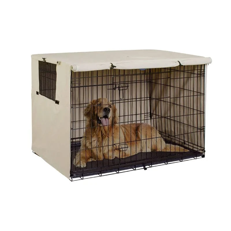 Outdoor Universal Hund Draht Kiste Abdeckung Hund Käfig Regendicht Staub Abdeckungen Wasserdicht Sonnenschutz Langlebig Haustier Zwinger Fall