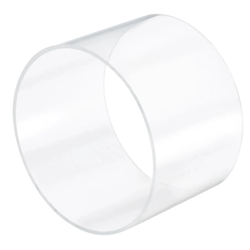 100 mm Länge Außendurchmesser 80 mm ~ 220 mm Hohes transparentes Acrylrohr Aquarium Aquarium Plexiglas Tubo Gartenbewässerungswasserversorgungsrohr