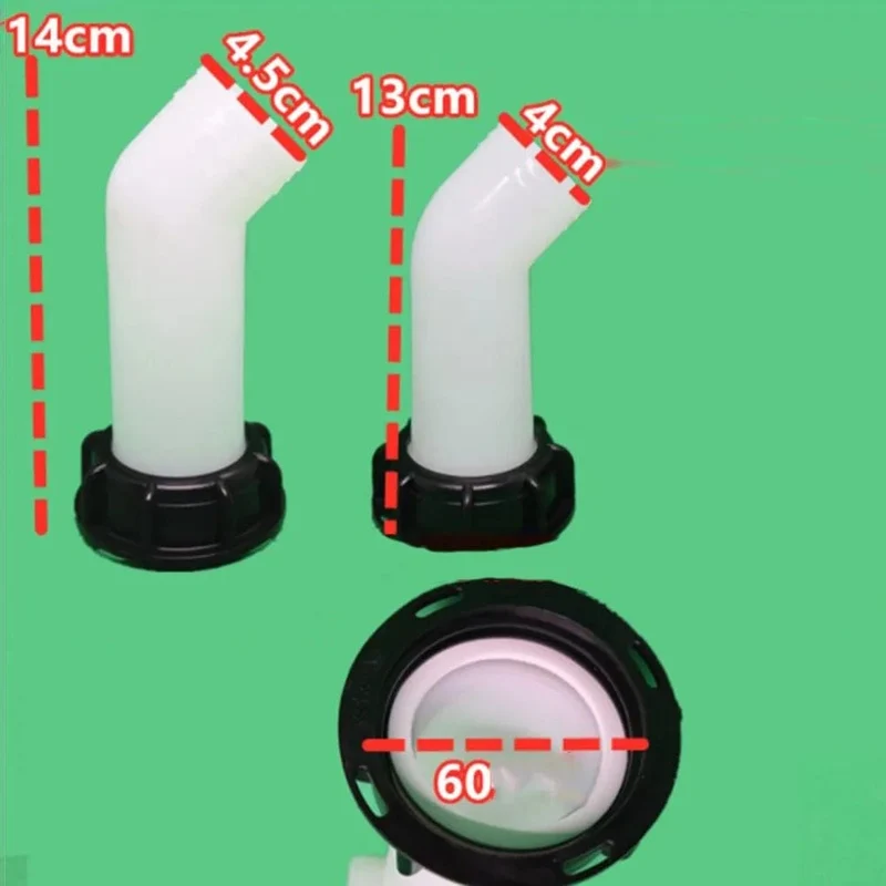 2-Zoll-Verlängerungs-Abflussrohr-Schlauch, 1000 l IBC-Wassertank, Düse, Hahnkappe, Ventilanschluss, perfekt abgestimmt auf das Original