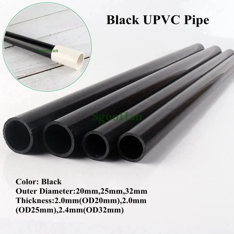 1PC OD 20/25/32mm UPVC Aquarium Fisch Tank Rohr Hause Garten DIY Regal Rohr Bewässerung bewässerung Armaturen 49 ~ 50cm Lange