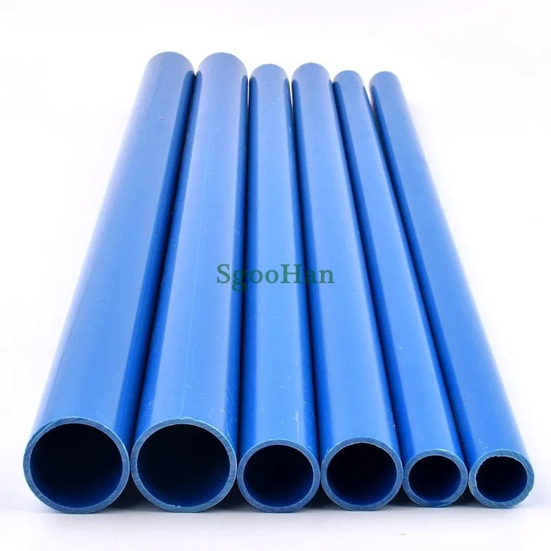 1PC OD 20/25/32mm UPVC Aquarium Fisch Tank Rohr Hause Garten DIY Regal Rohr Bewässerung bewässerung Armaturen 49 ~ 50cm Lange