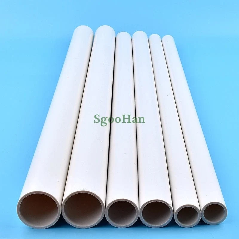 1PC OD 20/25/32mm UPVC Aquarium Fisch Tank Rohr Hause Garten DIY Regal Rohr Bewässerung bewässerung Armaturen 49 ~ 50cm Lange