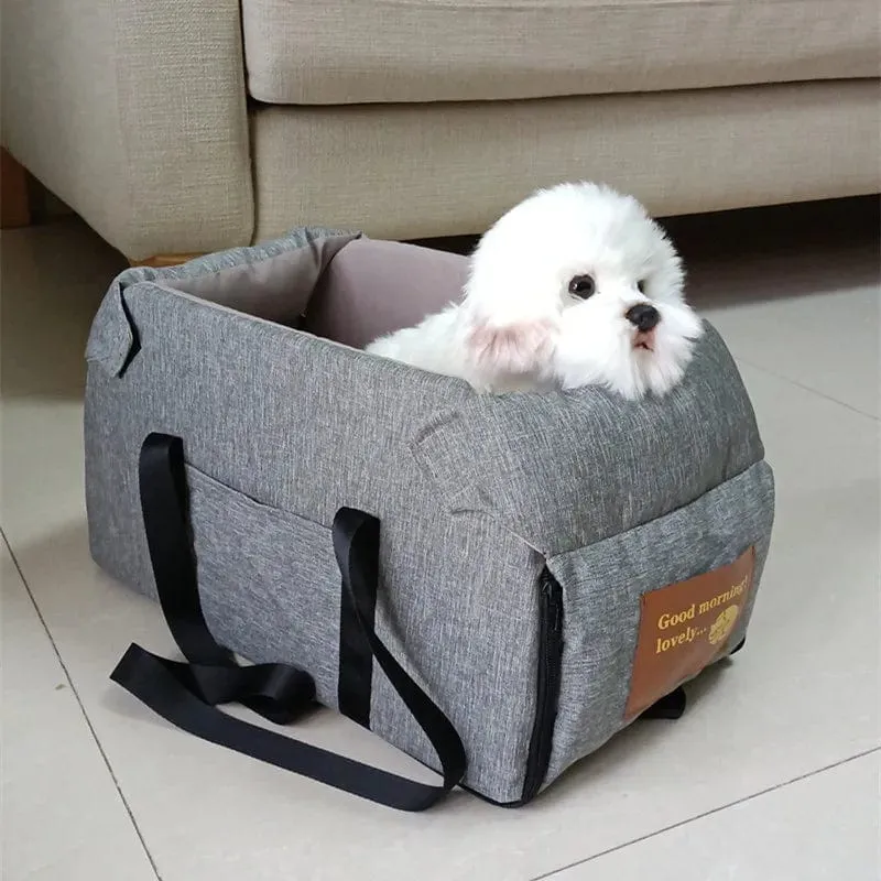 Reise Katze Hund Bett Transport Tragbare Auto Zentrale Sicherheit Haustier Sitz Katze Hund Träger Schutz Für mittlere/kleine hund Tasche Zubehör