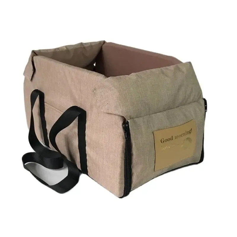 Reise Katze Hund Bett Transport Tragbare Auto Zentrale Sicherheit Haustier Sitz Katze Hund Träger Schutz Für mittlere/kleine hund Tasche Zubehör