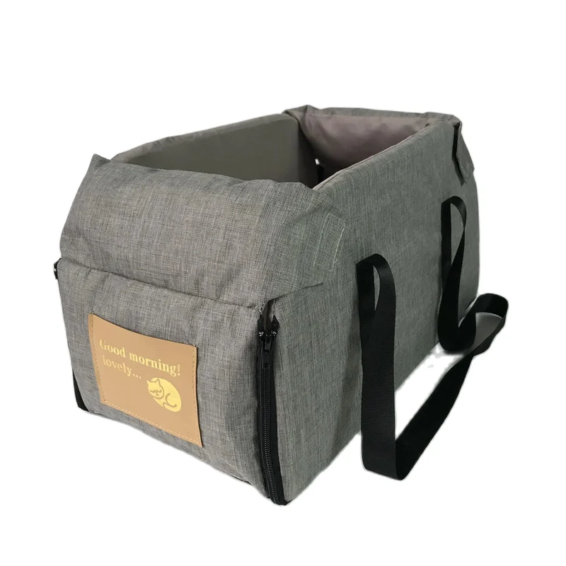 Reise Katze Hund Bett Transport Tragbare Auto Zentrale Sicherheit Haustier Sitz Katze Hund Träger Schutz Für mittlere/kleine hund Tasche Zubehör