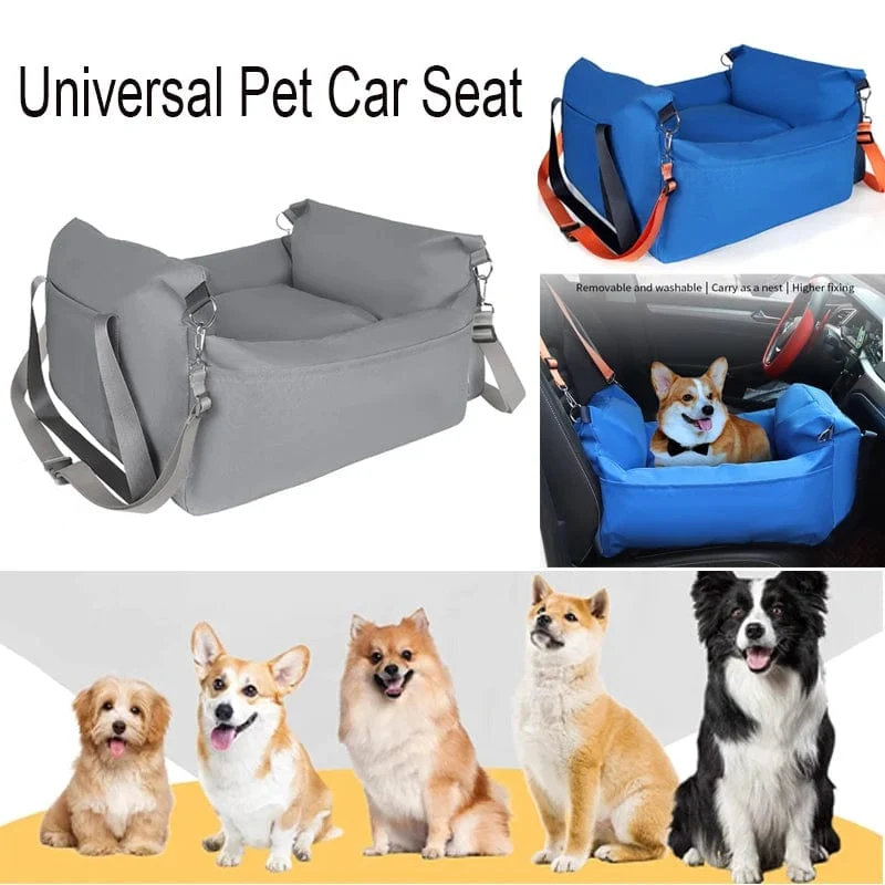 Hunde-Autositz für kleine Hunde, vollständig abnehmbar und waschbar, weiche Hunde-Autositze, Sofa, Reise-Tragebett