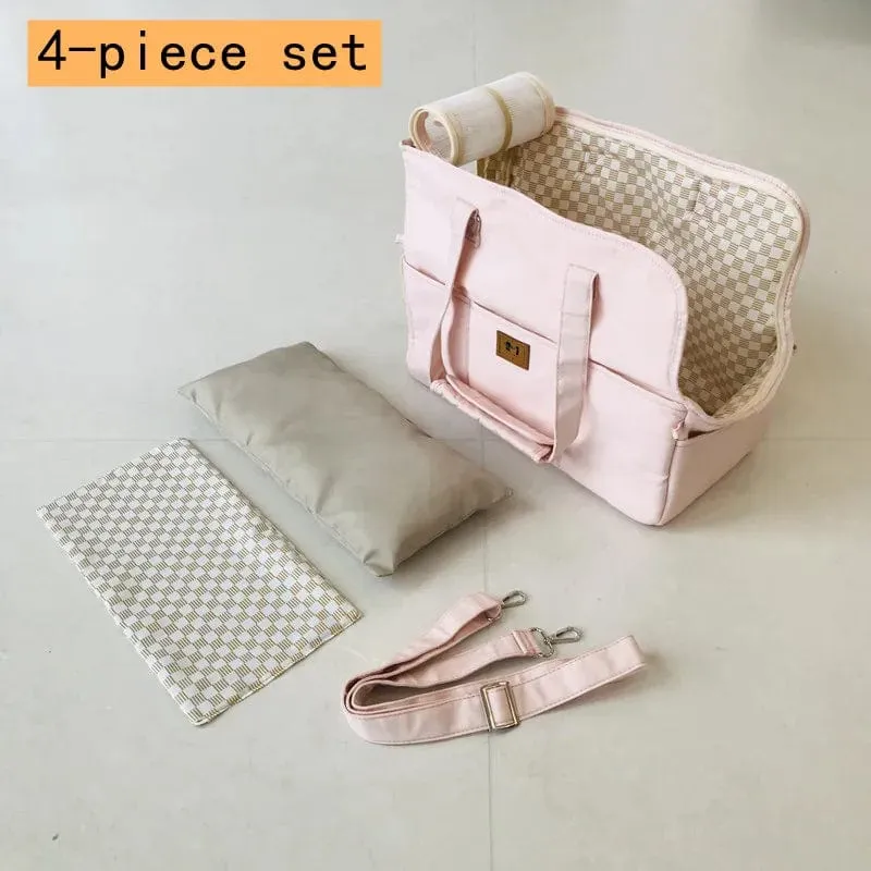 Tragbare Hundetasche Haustier Katze Schulter Handtasche Autositz sichere Reise Chihuahua Hundebedarf Geeignet für kleine Hunde Hundeträger