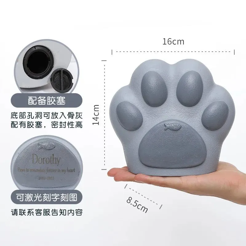 Kreative Pet Harz Asche Box Hund Katze Speicher Bewahren Asche Box Tier Beerdigung Liefert Sarg Box Haustier Liefert
