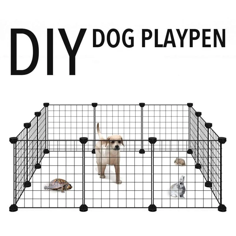 DIY Hund Zäune Tier Katze Kiste Höhle Haustier Laufstall Multi-funktionale Schlafen Spielen Zwinger Kaninchen Meerschweinchen Käfig Hund haus