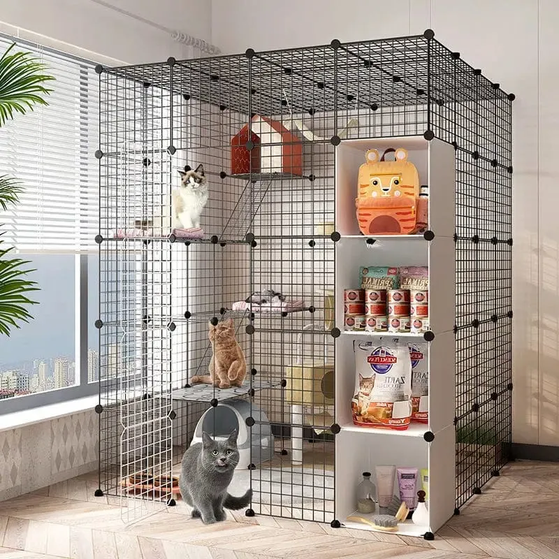 DIY Tier Käfig Faltbare Haustier Hunde Laufstall Kiste Zaun Welpen Zwinger Haus Übung Training Käfig Welpen Kätzchen Raum Hund supplie