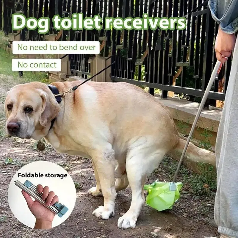 Haustier Hund Lange Griff Pet Pooper Scooper Faltbare Hund Pee Catcher Urin Stick multifunktionale Hund Poop Catcher Abfall Reinigung Werkzeug