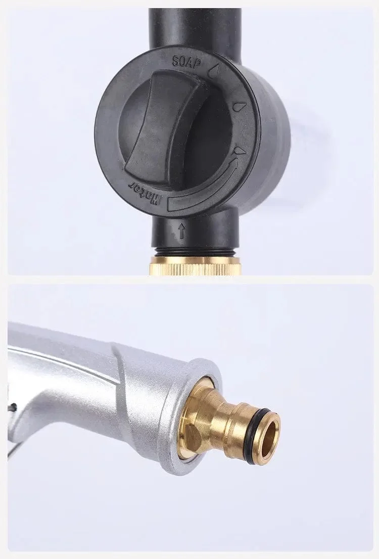 Hochdruck-Autowaschschaumtöpfe Lanzen Bewässerungswerkzeuge Einstellbarer Metallsprinkler Gartenbewässerungsschlauch Sprinkler