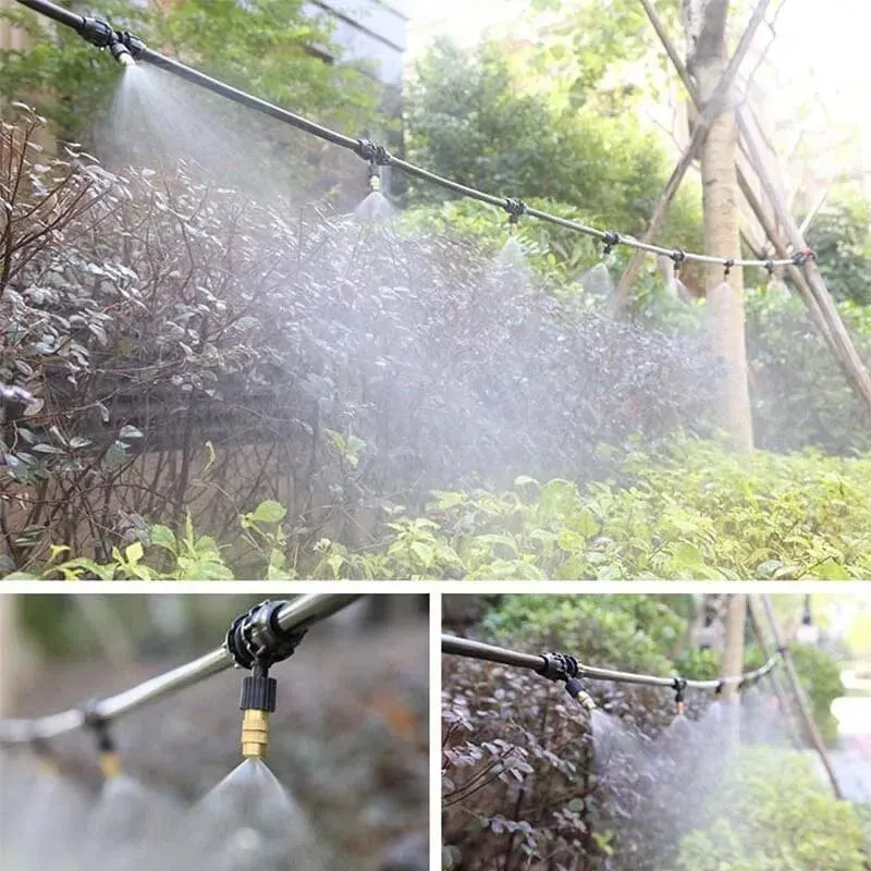 5 stücke Automatische Bewässerung System Haushalt Zerstäubung Düse Anlage Spritzen Spray Staub Reduzierung Gartenarbeit Bewässerung Timer Düse