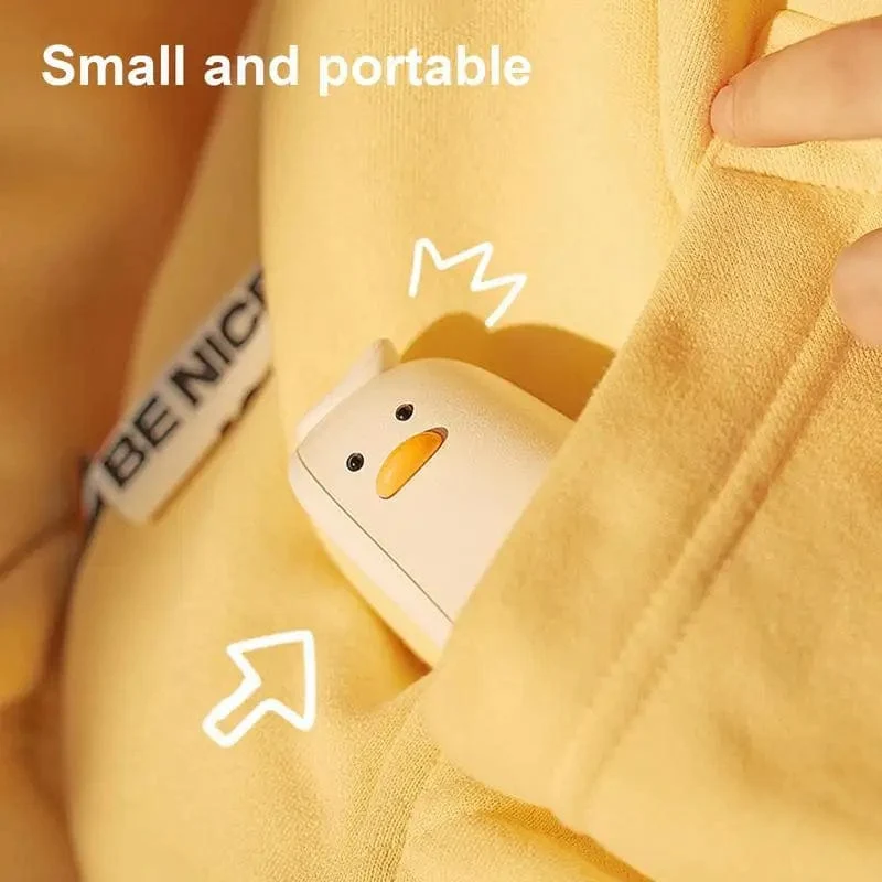 Handwärmer, wiederaufladbarer Wärmer, Power Bank, süße Ente, 4000 mAh, elektrischer tragbarer Taschenheizer, ideal für Raynaud-Syndrom, Jagd, Golf