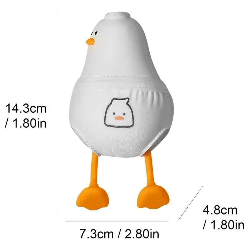 Handwärmer, wiederaufladbarer Wärmer, Power Bank, süße Ente, 4000 mAh, elektrischer tragbarer Taschenheizer, ideal für Raynaud-Syndrom, Jagd, Golf